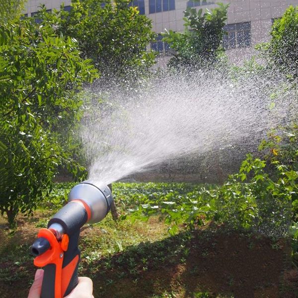 

garden watering spray gun multifunctional glued handle plastic agricultural irrigation car wash nozzle guns equipments