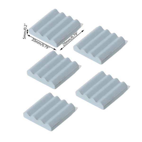 

20x20x5mm ceramic heat sink anti-static cooler radiator cpu cooling dissipador for raspberry pi 3 2b orange retailsale fans & coolings