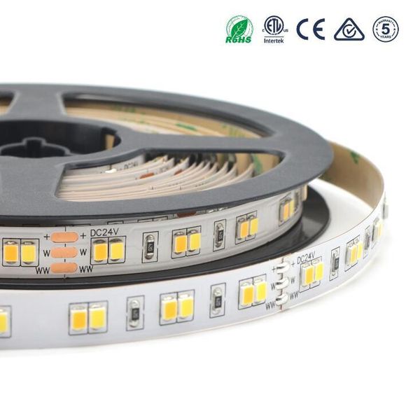 

strips [seven neon]dc24v 24w 120led/m white/warm white color temperature adjustable high brightness led smd 2835 flexible strip