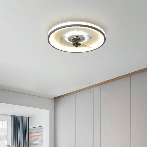 

ceiling fans 20inch led fan lamps remote control dimmable lights adjustable wind speed home modern fixture decor