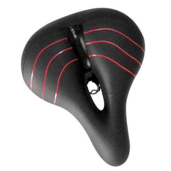 

bicycle seat cushion mountain bike silicone auxiliary equipment with tail light saddles