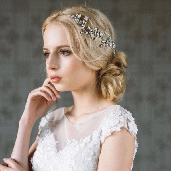 Fermagli per capelli Barrettes Moda Accessori fatti a mano Gioielli da sposa Emissione di plaid da sposa europei e americani