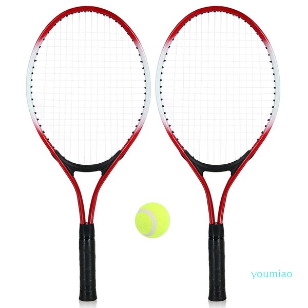 

kids tennis racket training racket with 1 tennis ball and cover bag for kids youth childrens tennis rackets