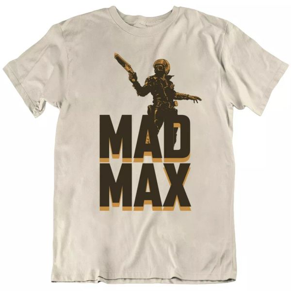 

mad max mel gibson australian movie fan t shirt, White;black