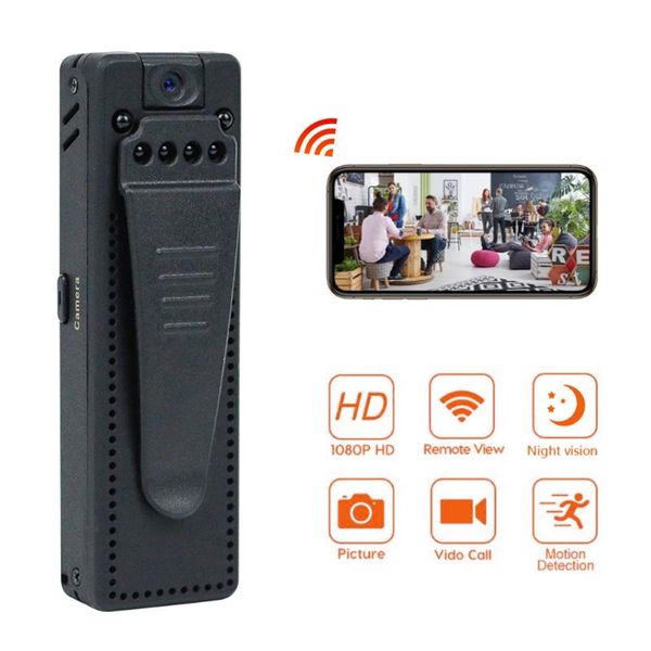 

a12zÂ body camera mini digital hd micro cam magnetic motion snaps loop recording camcorder video cameras