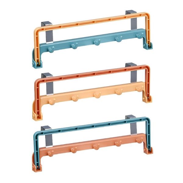 

hooks & rails 3pcs cabinet door hook racks brackets punching