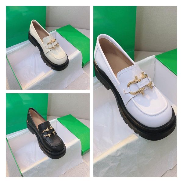 

2022 new ladies casual platform small leather shoes light and comfortable soft classic all-match thick sole new track 1top, Black