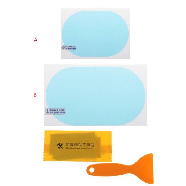 

pair car anti water mist film fog coating rainproof hydrophobic rearview mirror protective sunshade