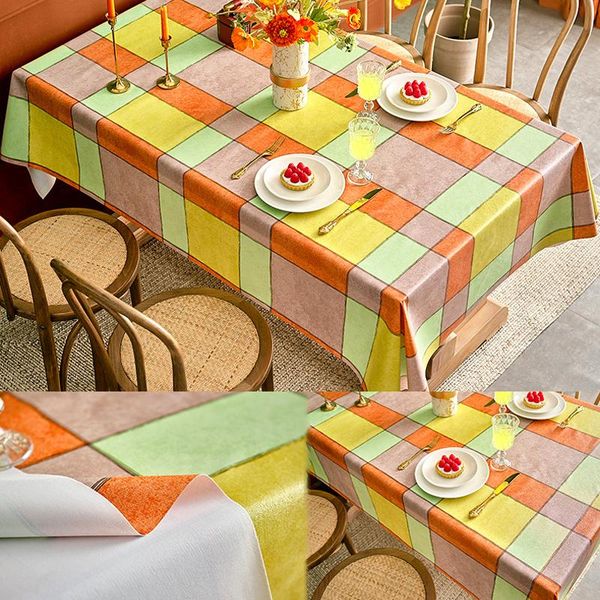 

waterproof and oil proof table cloth for kitchen decorative dining cover pvc rectangular tablecloth tapete pad
