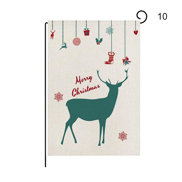 

elbow & knee pads christmas gnomes garden flag linen double sided printing not include pole merry outdoor decorations, Black;gray