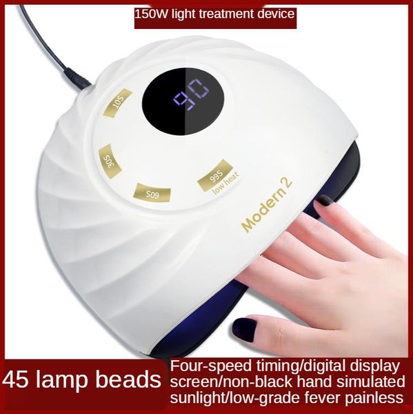 

m2 uv nail dryer 45 / led automatic induction ultraviolet ice lamp four gears timer 10s 30s 60s 99s manicure tool dryers