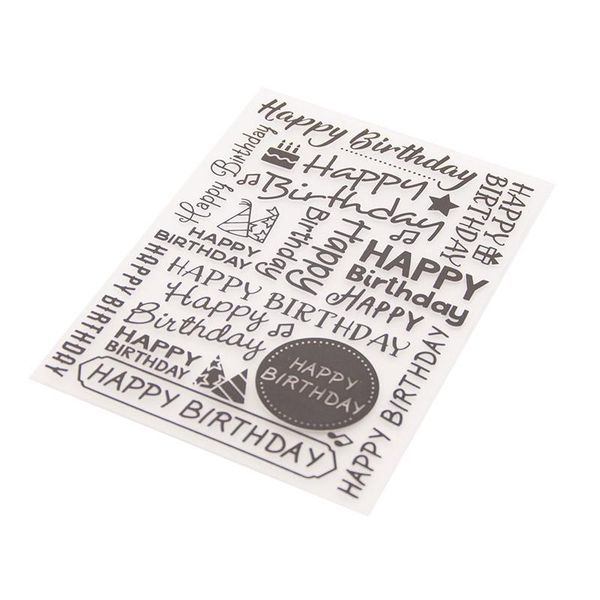 

plastic embossing folders for diy scrapbooking happy birthday po card paper craft template mold decoration supplies tools