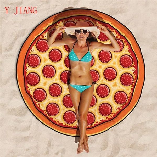 

towel pizza hamburger round beach pineapple donut circle blanket bath for adults