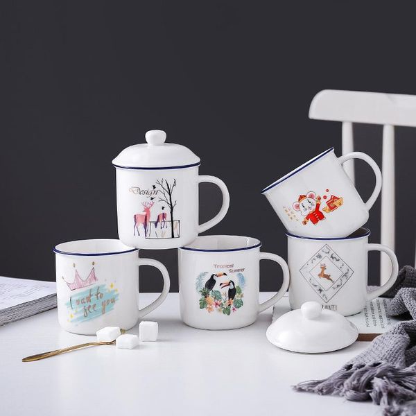 

mugs creative mug home ceramic cup office water breakfast custom holiday gift coffee tea set