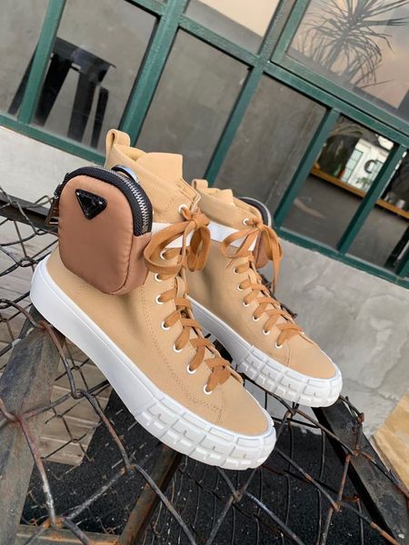 

mens luxe luxurys design high shoes women sneakers with bag white black lace-up flat trainers size 35-45 mjk002, Red;white