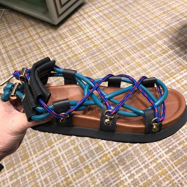

sandals 2021 summer fashion women braided cross-tied open toe woman gladiator shoes roman ladies platform back strap footwear, Black