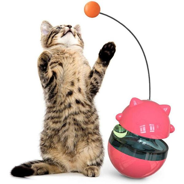 

cat toys cats toy funny pet training tool leaking ball educational tumbler pets
