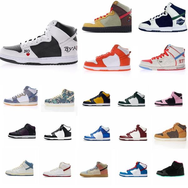 

2021 women mens sb casual shoes high by any means kebab destroy sports specialties decon 911 cashmere beijing hawaii panda orange blaze roya