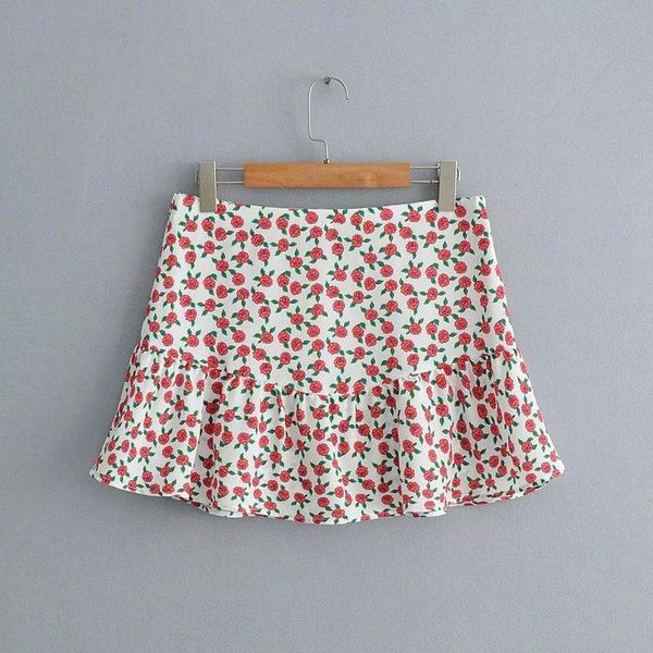 

women's shorts jxc33-9044 european and american fashion wind printed short skirts, White;black