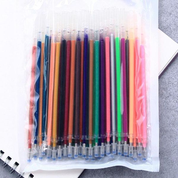 

gel pens durable practical pen refills set home, school for students multicolor writing painting tool writing,