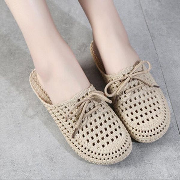 

slippers woman slides summer sandals non-slip home shoes indoor breathable female zapatillas mujer casa size 36-40, Black