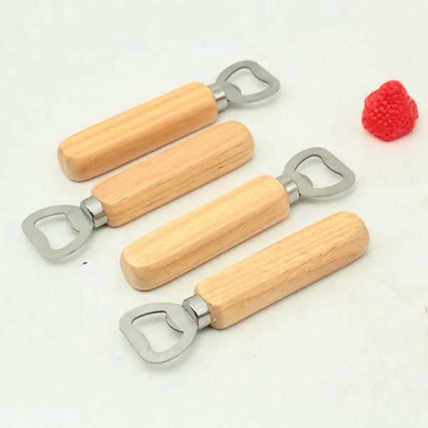 

wooden handle bottle openers stainless steel corkscrew beer opener zza3384