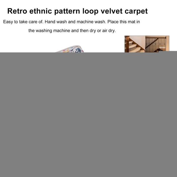 

carpets 1pc vintage bohemia ethnic style carpet delicate home rug decor corridor