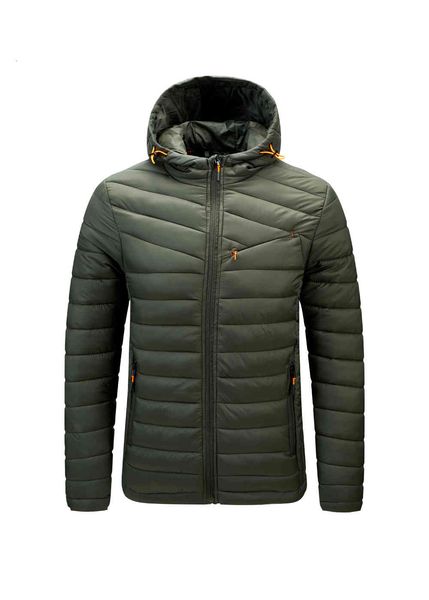 

Coat quilted male hood with cardigan simplicity cotton jacket winter, Black