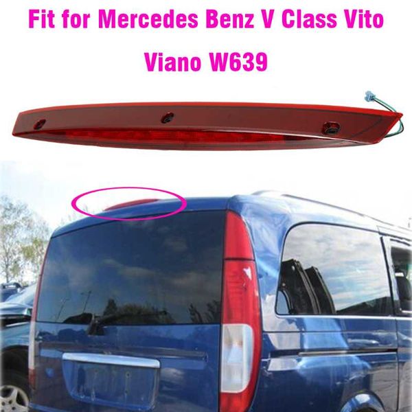 

car rear view cameras& parking sensors slamp brake light tail high mount 3rd third for w639 vito viano a6398200056 6398200
