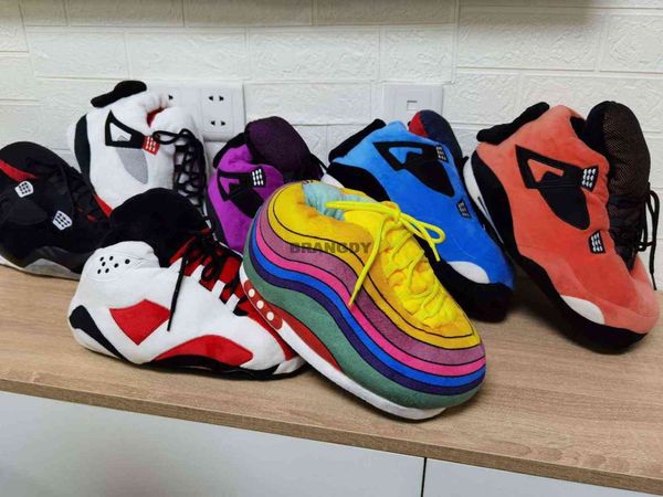 

women/men winter slippers  35-43 warm home slippers women bread shoes indoor snug sneakers house woman slippers h1109, Black