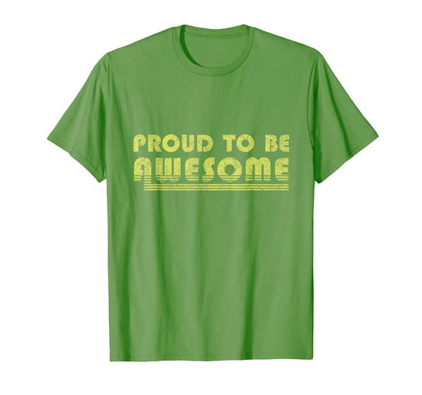 

proud to be awesome t-shirt, White;black