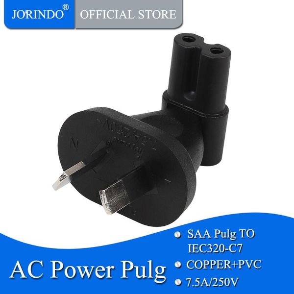 

smart power plugs jorindo au to iec320 c7 conversion plugs,australia china 2 pin male iec 320 ac adapter