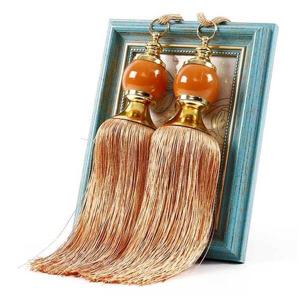 

other home decor 1 pair tassel holdbacks curtain tieback bandage elegant tie rope hanging diy simple beads decorative all bedroom