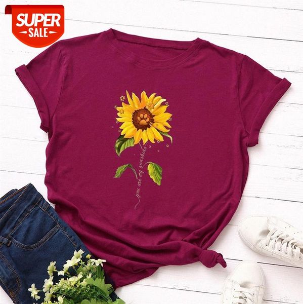 

spot european and american women's loose round neck short-sleeved cotton t-shirt #rp9e, White