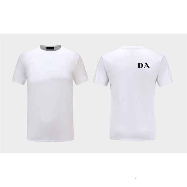 

spring and autumn tide brand pure cotton men's t-shirt with short sleeves comfortable and fashionable all-match102, White;black