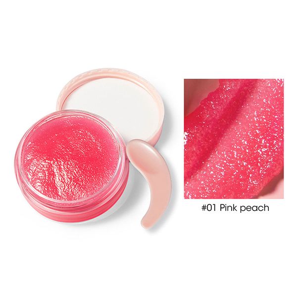 Pudaier Lip Balm Lip Scrub Cosmetici esfolianti e idratanti per la cura delle labbra 3 colori