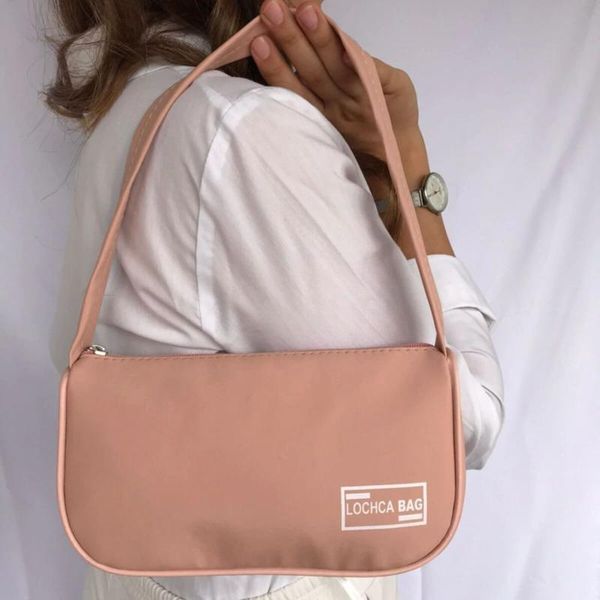 

evening bags women's handbag pink satin baguette hand & shoulder bag