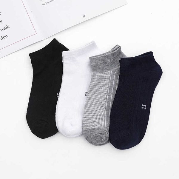 

spring and summer socks thin breathable solid mesh boat black white grey light