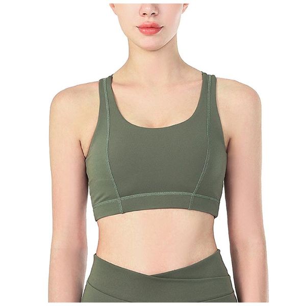 

ladies sports bras the vest breathe y bra fitness yoga underwear gathered breathable comfortable #30 gym clothing, White;black