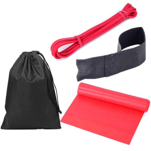 

resistance bands 4 pcs yoga fitness ring pull band rope set skid plate elastic