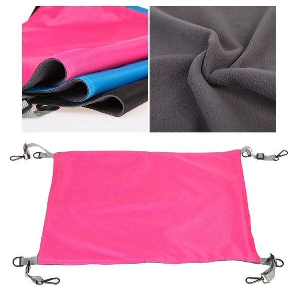 

dual purpose cool nylon summer warm winter cat hammock house sleeping mat (rosy) beds & furniture