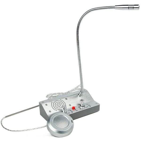 

walkie talkie 110-240v dual way anti-interference window counter intercom system for bank pharmacy station dining hall voice