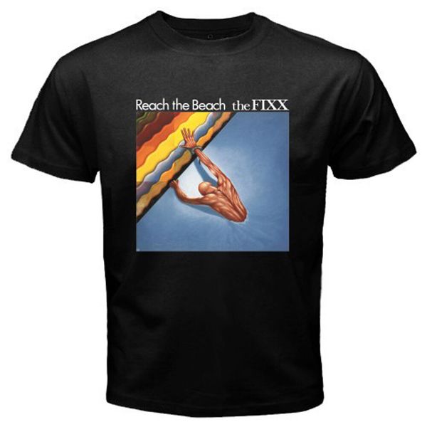 

New The Fixx Reach The Beach Men's Black T-Shirt Size S to 3XL, White;black