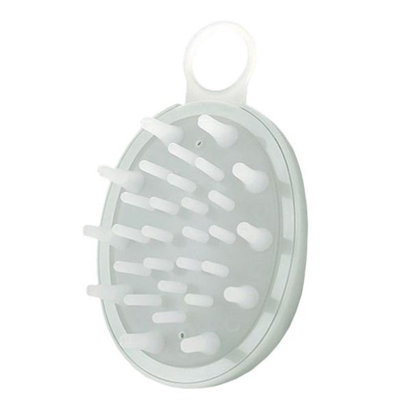 

hair brushes scalp massager wash brush care head scrubber shower, Silver