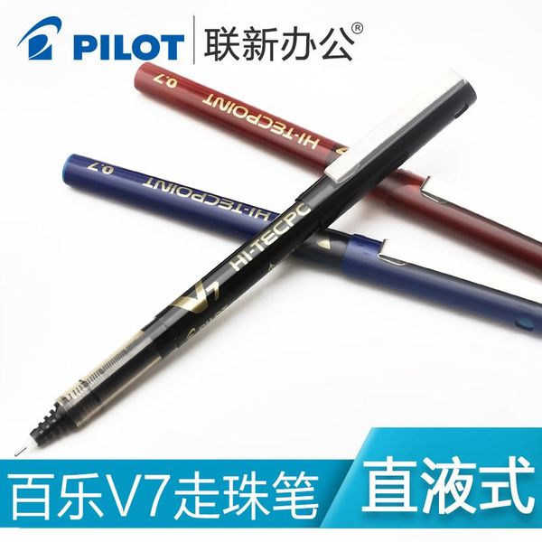 

gel pens 5pcs japan pilot bx-v7 water pen v7 roller 0.7mm signing
