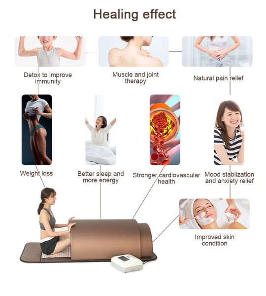 

full body massager infrared spa capsule for slimming detox whitening