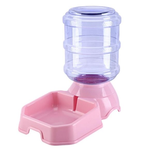 

cat bowls & feeders pet feeder and waterer self dispensing gravity fed automatic food water dispenser dog pets bowl