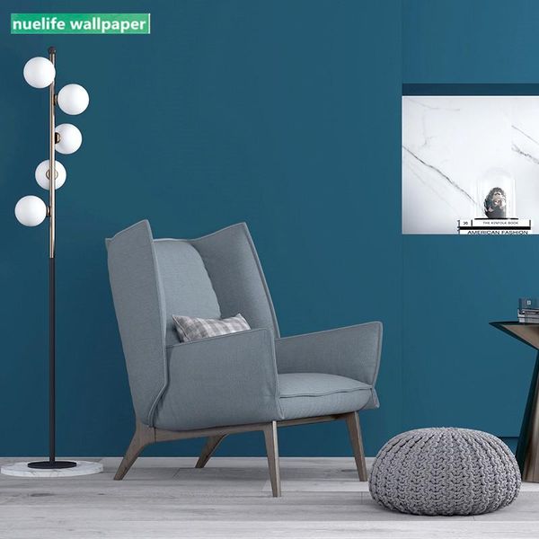 

wallpapers dark blue solid color wallpaper study restaurant shop wedding room bedroom living background wall paper