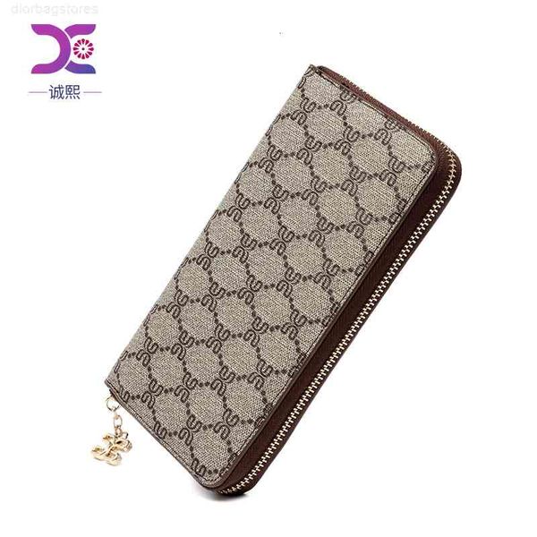 

wallet 2021 women's long large capacity printed hand bag men's, Red;black