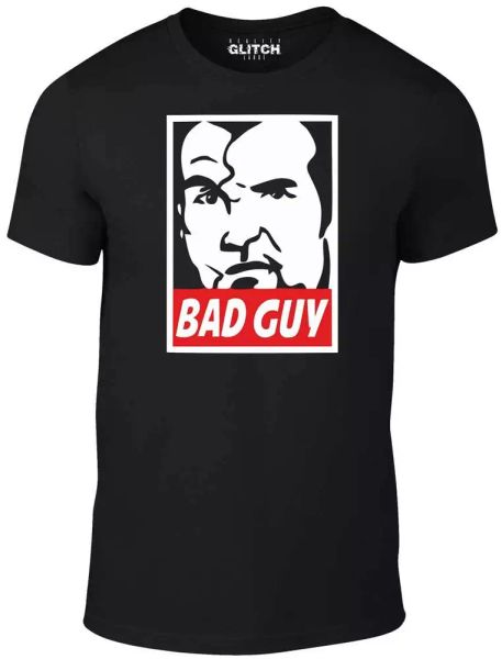 

bad guy t-shirt - funny t shirt retro razor wrestling fashion legend ramon hall, White;black